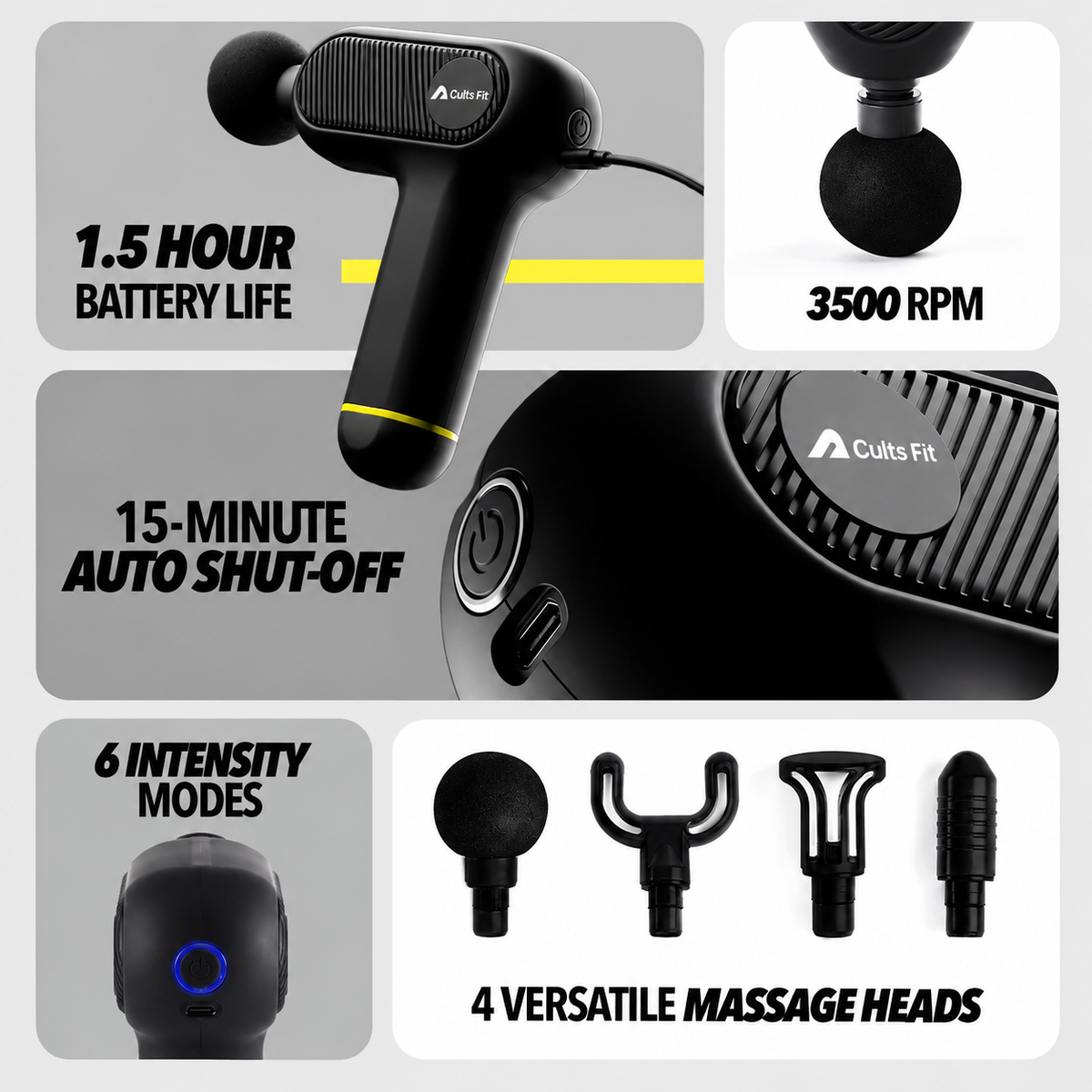 Cults Fit RecoverMini™ Massage Gun