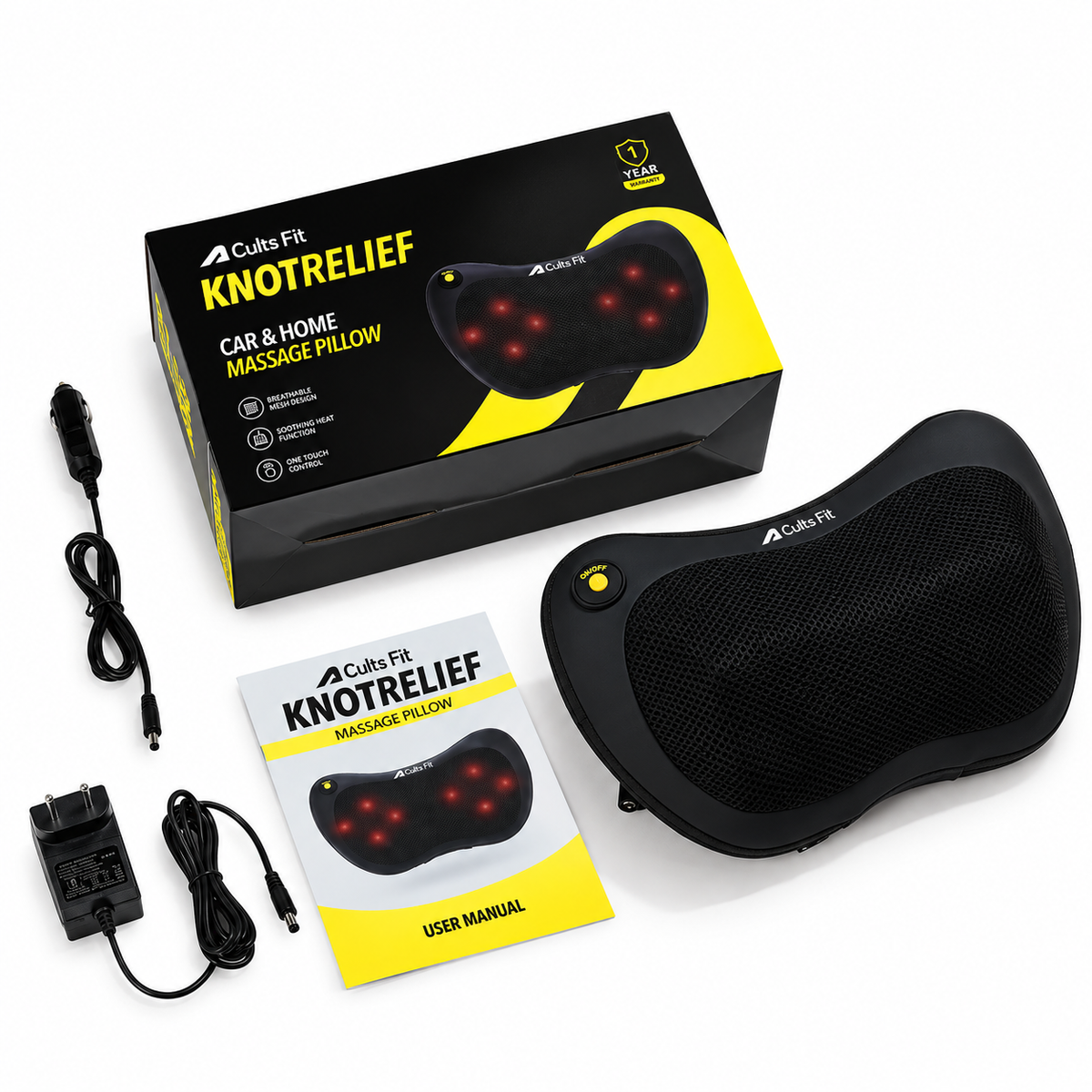 Cults Fit KnotRelief™ Shiatsu Back Massager